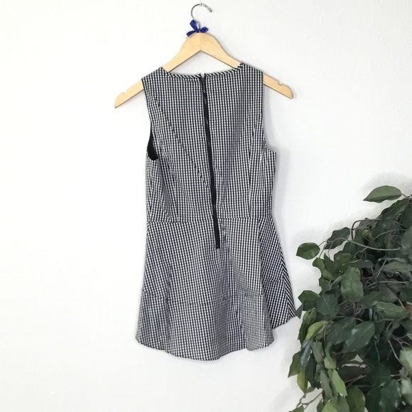 NWT White House Black Market Deliah Gingham Bodice Tank Top - Picture 8 of 8